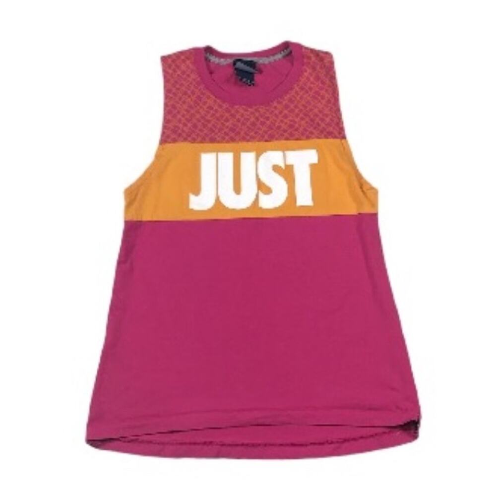 Nike Pink/Orange Short Sleeve Top | Size S
